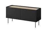 Mobile TV 2 ante 1 cassetto con piede in metallo Mars 120x60 cm