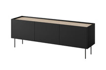 Mobile TV 3 ante 1 cassetto con piede in metallo Mars 170x60 cm