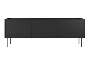 Mobile TV 3 ante 1 cassetto con piede in metallo Mars 170x60 cm