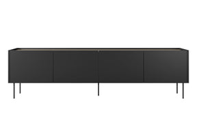 Mobile TV 4 ante 2 cassetti con piede in metallo Mars 220x60 cm