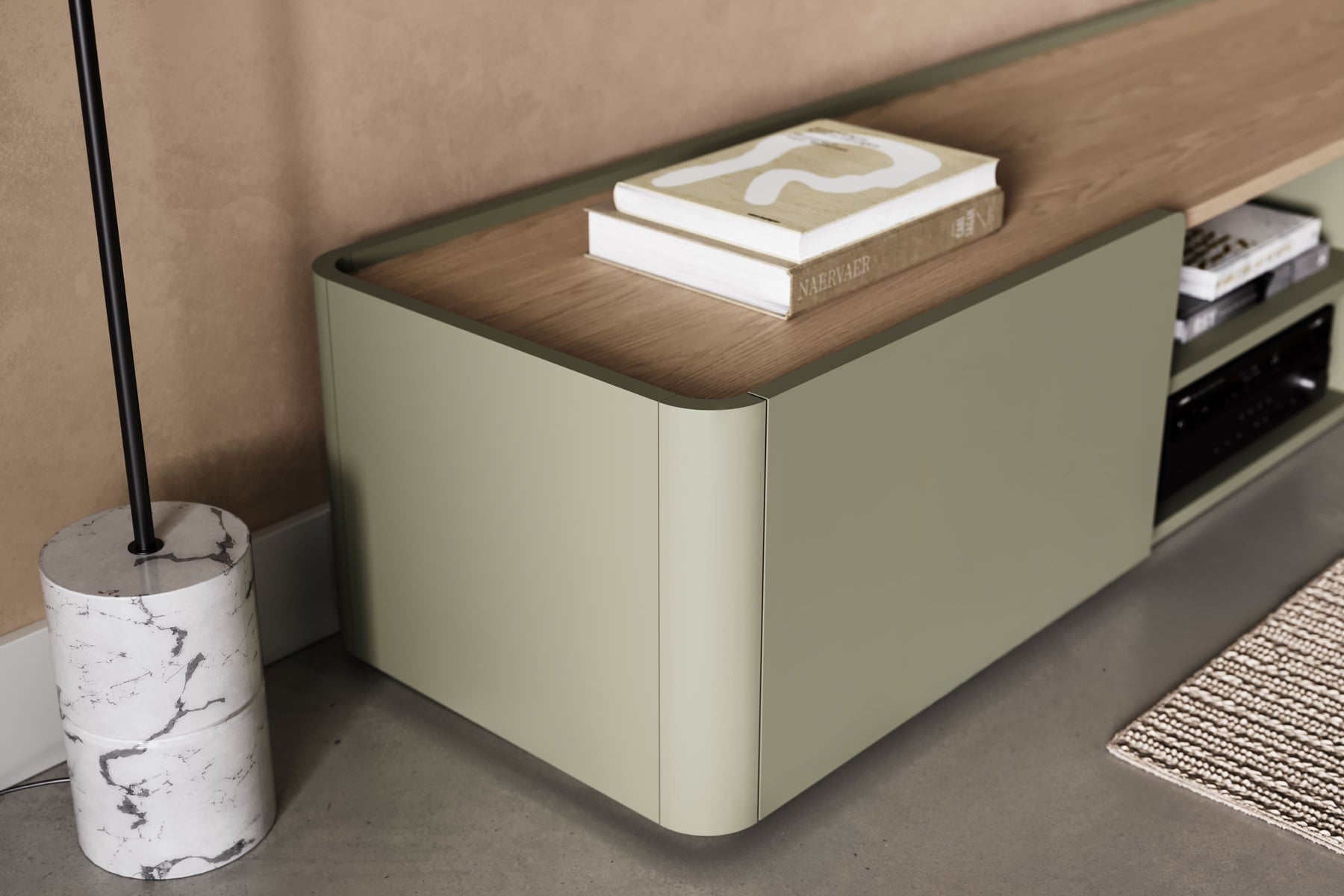 Mobile TV 1 anta 1 cassetto Elivo 170 cm