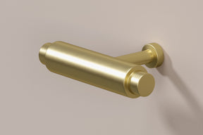 Mobile TV 2 cassetti cashmere con maniglie oro Lora 150 cm