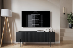 Mobile TV 2 ante 1 cassetto con piede in metallo Miami 150x57 cm