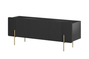 Mobile TV 2 ante 1 cassetto con piede in metallo Miami 150x57 cm
