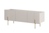 Mobile TV 2 ante 1 cassetto con piede in metallo Miami 150x57 cm