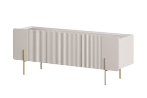 Mobile TV 2 ante 1 cassetto con piede in metallo Miami 150x57 cm