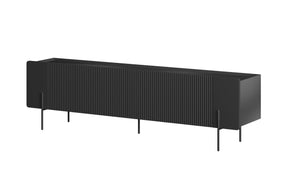 Mobile TV 2 ante 2 cassetti con piede in metallo Miami 200x57 cm