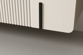Mobile TV 2 ante 2 cassetti sospeso cashmere Miami 200x40 cm