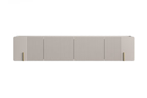 Mobile TV 2 ante 2 cassetti sospeso cashmere Miami 200x40 cm