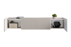 Mobile TV 2 ante 2 cassetti sospeso Miami 200x40 cm