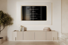 Mobile TV 2 ante 2 cassetti sospeso Miami 200x40 cm