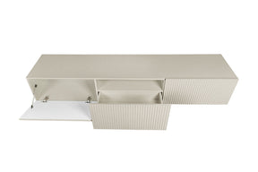 Mobile TV sospeso con 2 ante a ribalta 1 cassetto Nicole 200x45 cm
