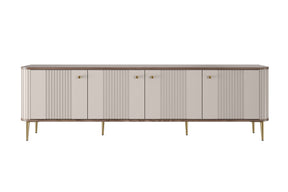 Mobile TV 4 ante con piede in metallo Liberty 187x51 cm