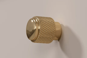 Mobile TV 2 cassetti cashmere con maniglie oro Lora 150 cm