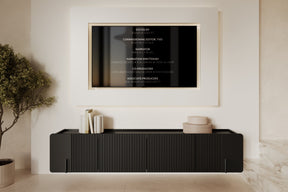 Mobile TV 2 ante 2 cassetti sospeso Miami 200x40 cm