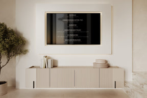 Mobile TV 2 ante 2 cassetti sospeso Miami 200x40 cm