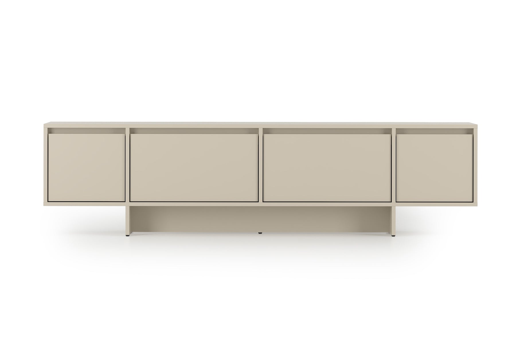 Mobile TV 4 ante in legno laminato Enha 180 x 39 cm