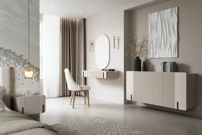 Consolle sospesa 2 cassetti Miami 100x17 cm