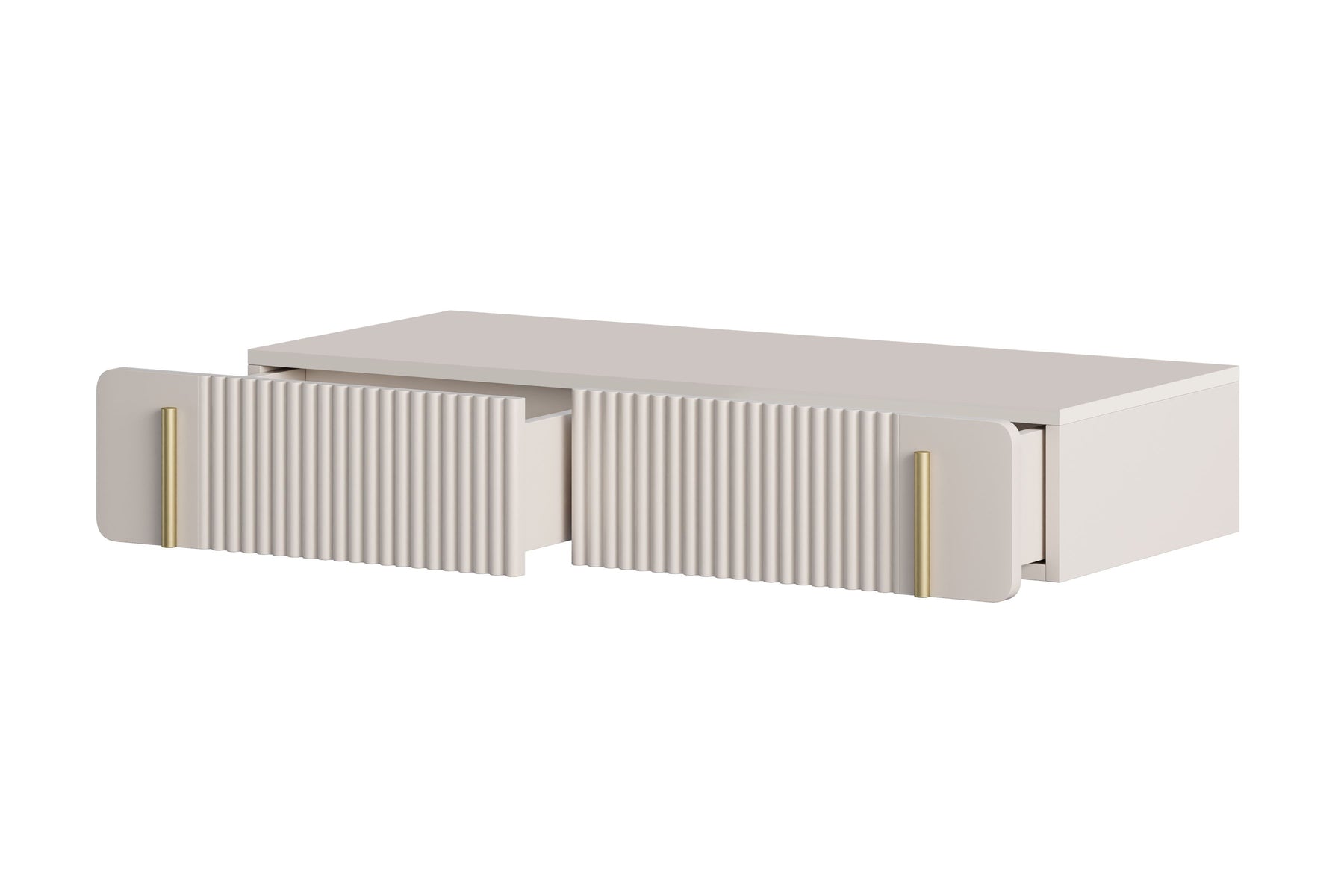 Consolle sospesa 2 cassetti Miami 100x17 cm