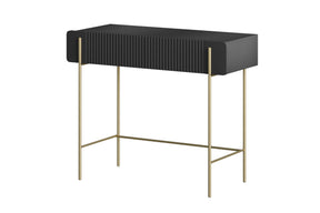 Consolle 2 cassetti con gambe in metallo Miami 100x85 cm