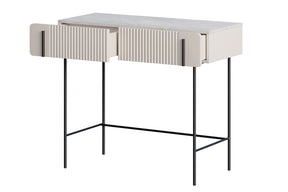 Consolle 2 cassetti con gambe in metallo Miami 100x85 cm