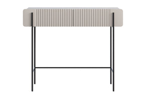 Consolle 2 cassetti con gambe in metallo Miami 100x85 cm