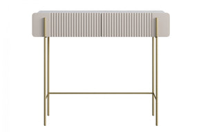 Consolle 2 cassetti con gambe in metallo Miami 100x85 cm