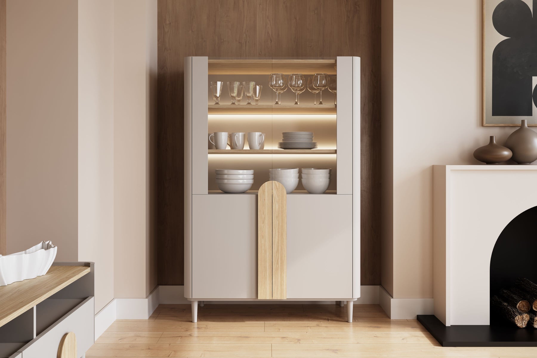 Vetrina 2 ante Amilio