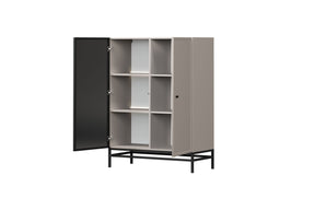 Vetrina 2 ante cashmere Lora 100x45 cm