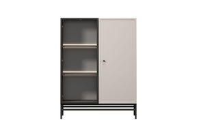 Vetrina 2 ante cashmere Lora 100x45 cm