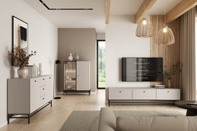 Vetrina 2 ante cashmere Lora 100x45 cm