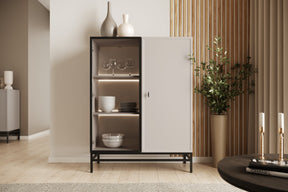 Vetrina 2 ante cashmere Lora 100x45 cm