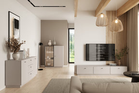 Vetrina 2 ante cashmere Lora 100x45 cm