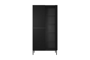 Vetrina 2 ante con piede in metallo Nicole 200x100 cm