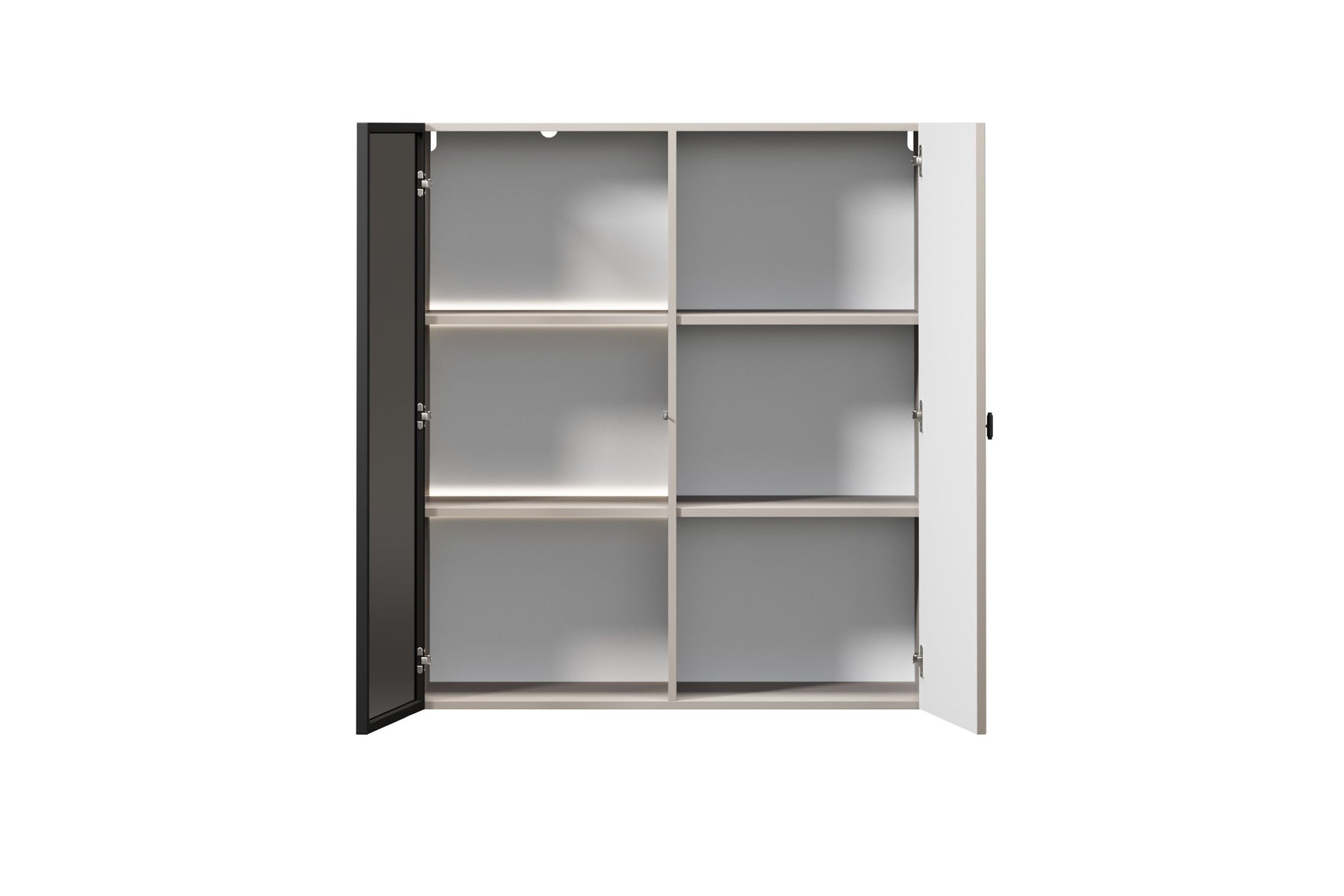 Vetrina 2 ante cashmere Lora 100x45 cm