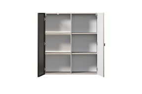 Vetrina 2 ante cashmere Lora 100x45 cm