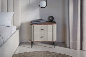 Set di 2 comodini 2 cassetti Liberty 58x51 cm