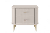 Set di 2 comodini 2 cassetti Liberty 58x51 cm