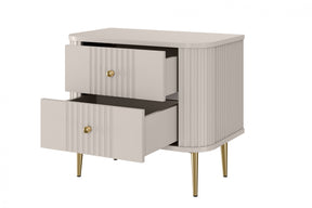 Set di 2 comodini 2 cassetti Liberty 58x51 cm