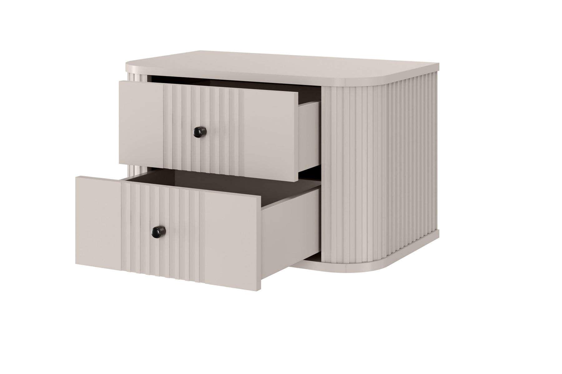 Set di 2 comodini sospesi 2 cassetti Liberty 56x36 cm