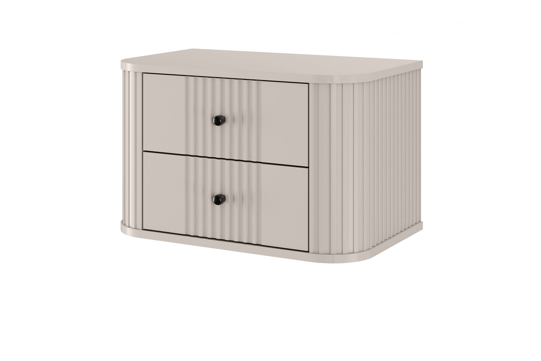 Set di 2 comodini sospesi 2 cassetti Liberty 56x36 cm