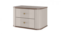 Set di 2 comodini sospesi 2 cassetti Liberty 56x36 cm