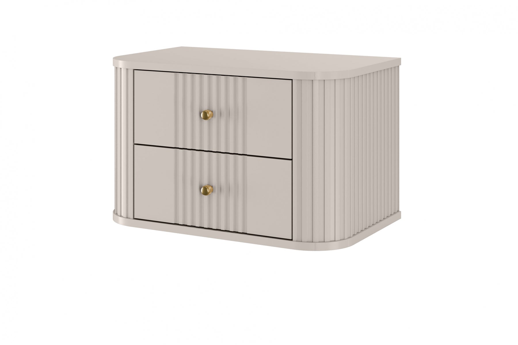 Set di 2 comodini sospesi 2 cassetti Liberty 56x36 cm