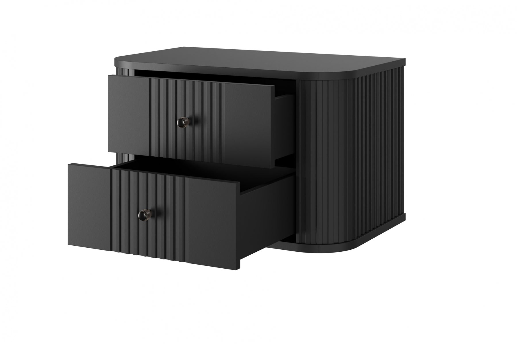 Set di 2 comodini sospesi 2 cassetti Liberty 56x36 cm
