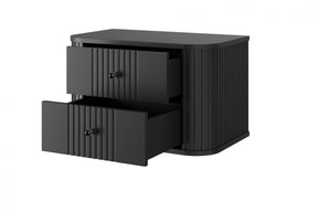 Set di 2 comodini sospesi 2 cassetti Liberty 56x36 cm