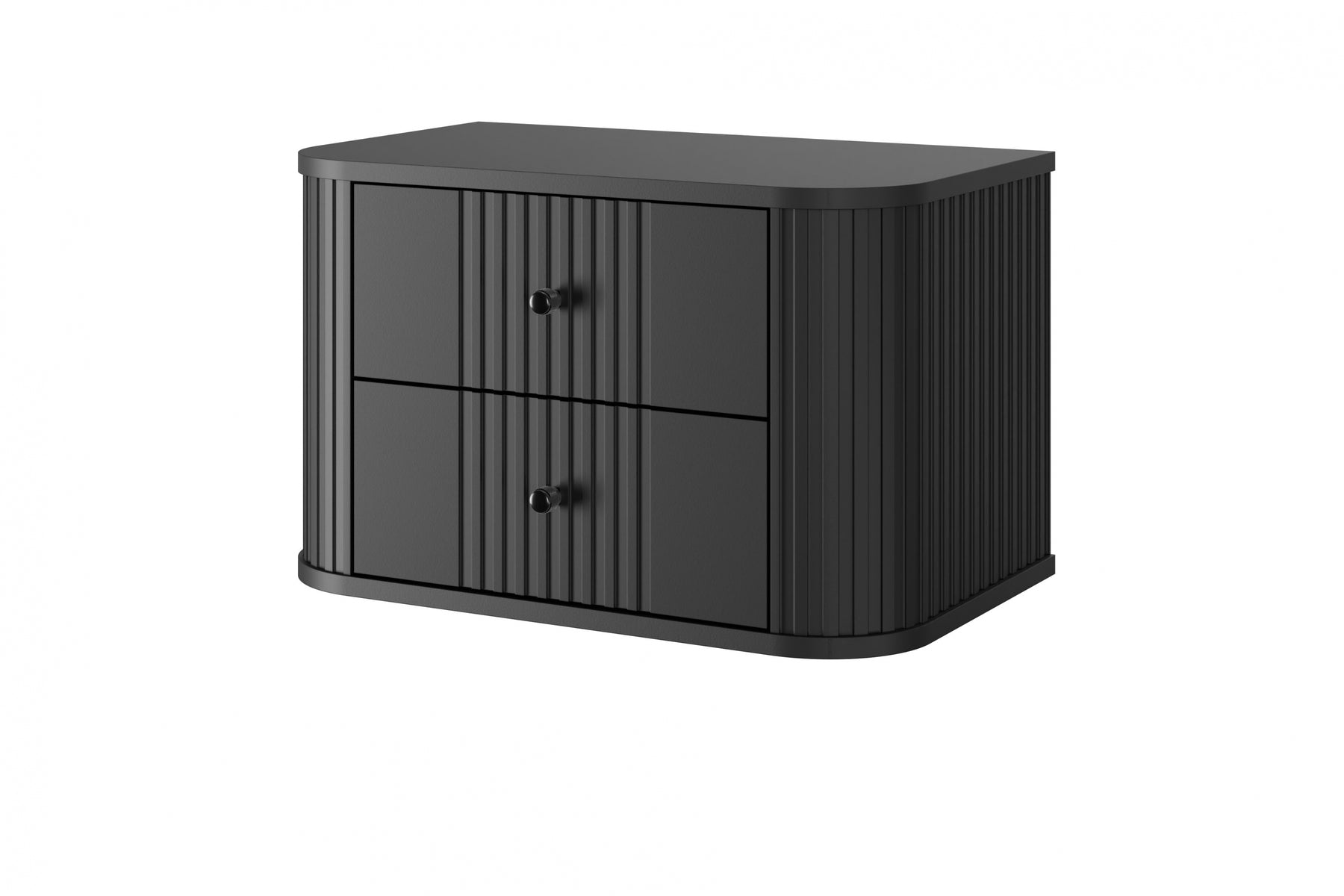 Set di 2 comodini sospesi 2 cassetti Liberty 56x36 cm