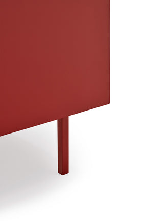 Madia 4 ante rosso Arista di Teulat 165x40 cm