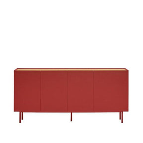 Madia 4 ante rosso Arista di Teulat 165x40 cm