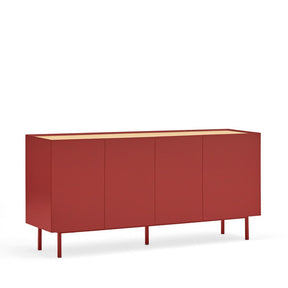 Madia 4 ante rosso Arista di Teulat 165x40 cm