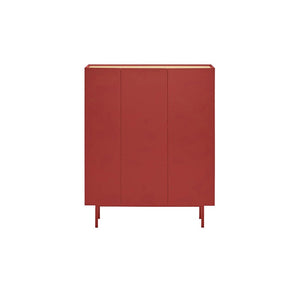 Credenza 3 ante rosso Arista di Teulat 95x120 cm